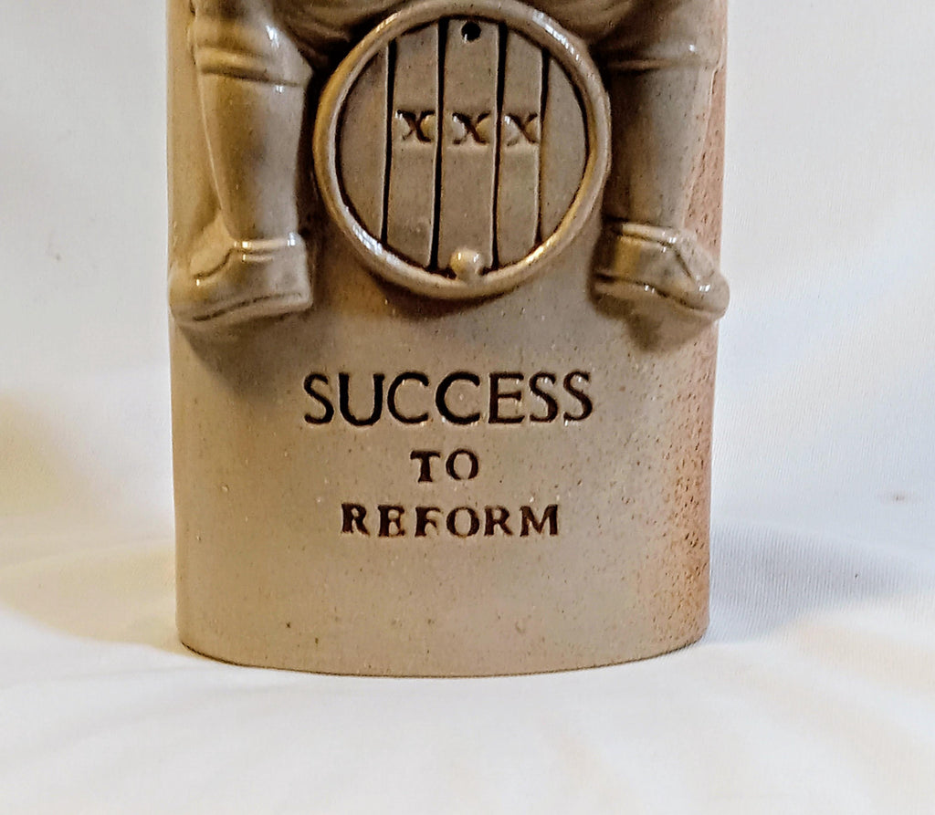Vintage Decanter by Denby - “Success to Reform” – Historical Collectible