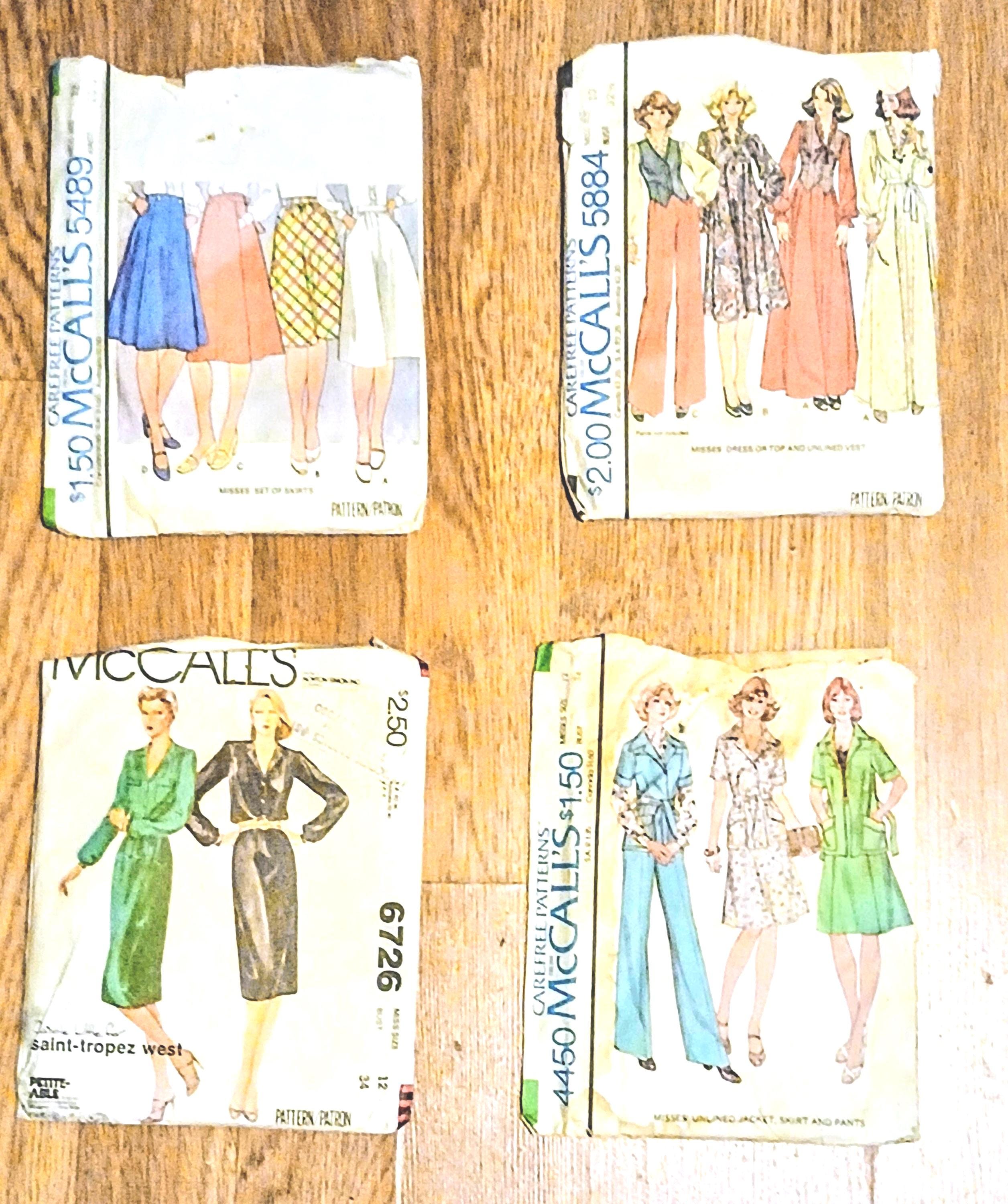 Vintage Sewing Patterns - McCalls - 1977 to 1979 - Your Choice