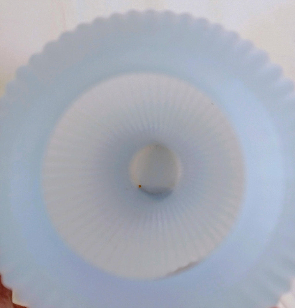 Blue Satin Finish Vase by Balos