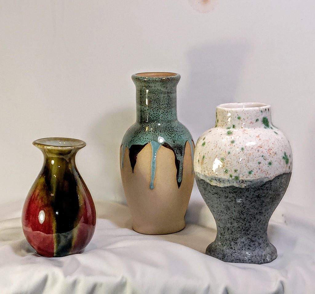 Studio Pottery Vases - 1980s