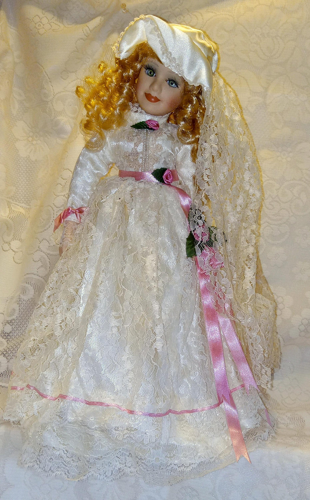 Vintage Porcelain Doll by Ashley Belle - “Cathy” - Original Box
