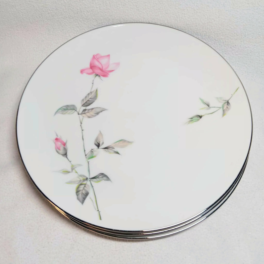 Dawn Rose Dinner Plates - Style House by Sango -Set of Three