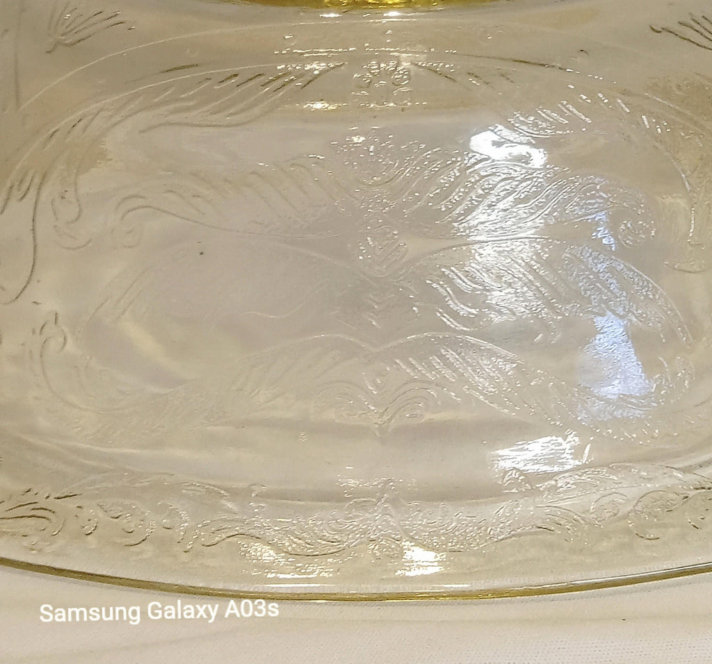 Vintage Indiana Glass Pedestal Fruit Bowl - Recollection Line