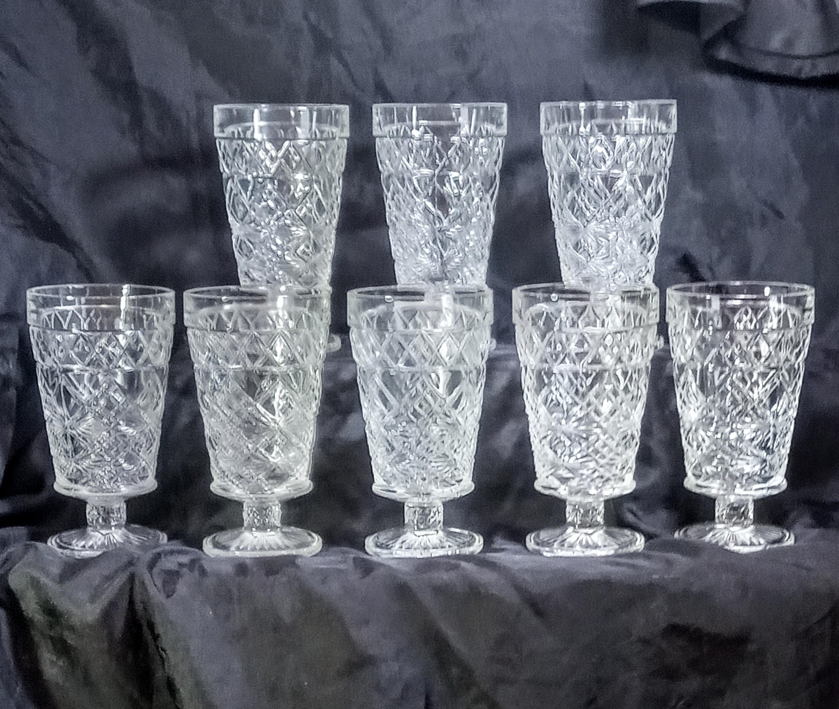 Vintage Hazel-Atlas Glass Goblets - Big Top Peanut Butter Promotion - Set of Four