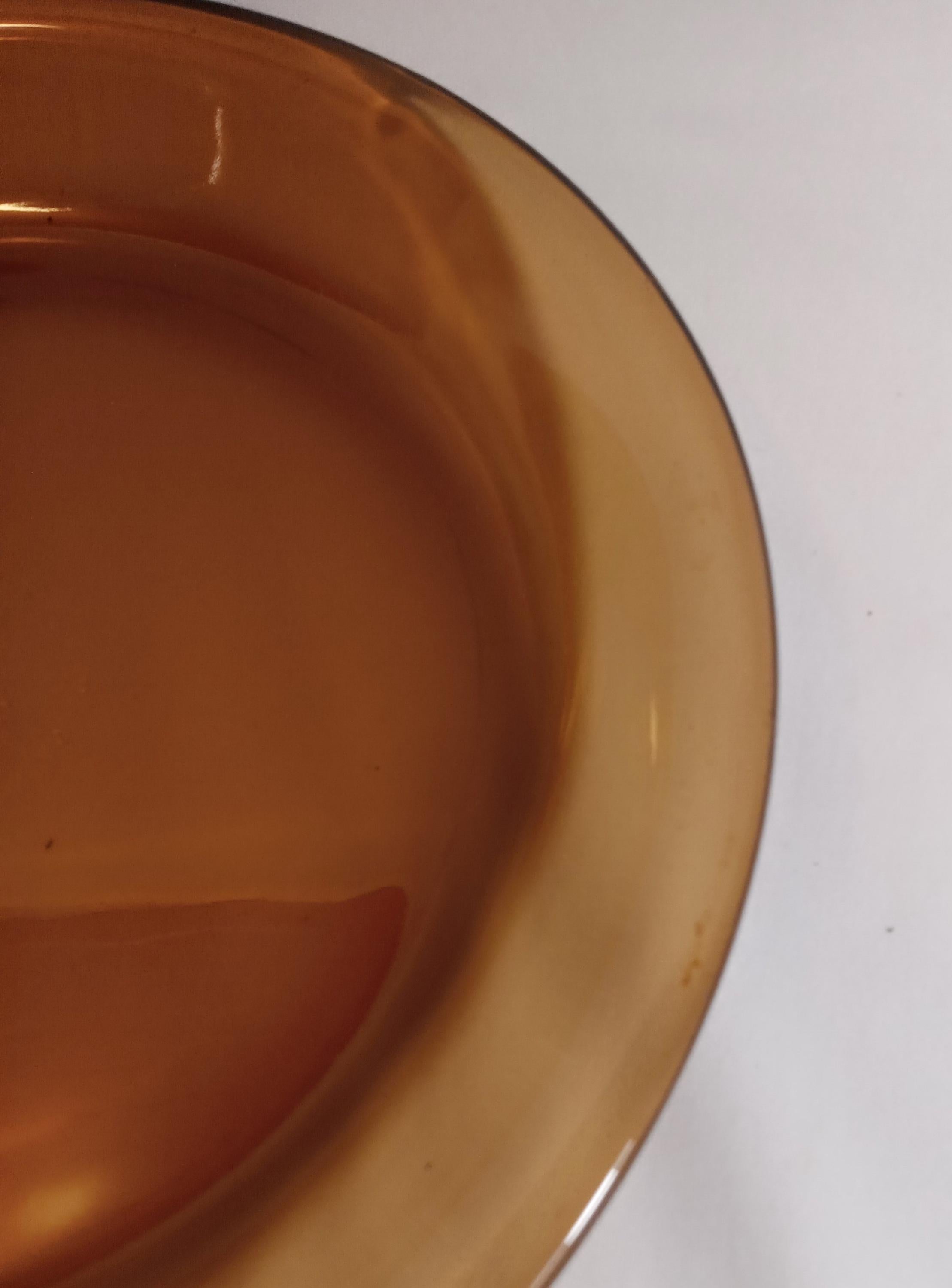 Vintage Fire-King Amber Pie Plate by Anchor Hocking #460