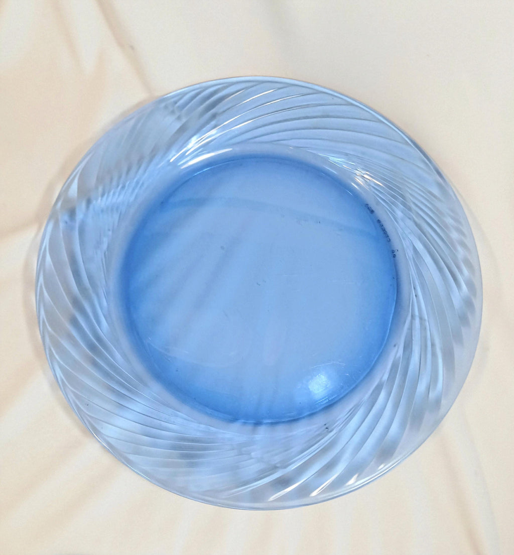 Vintage Pyrex Festiva Cobalt Blue Swirl Dinner Plates | Set of 6