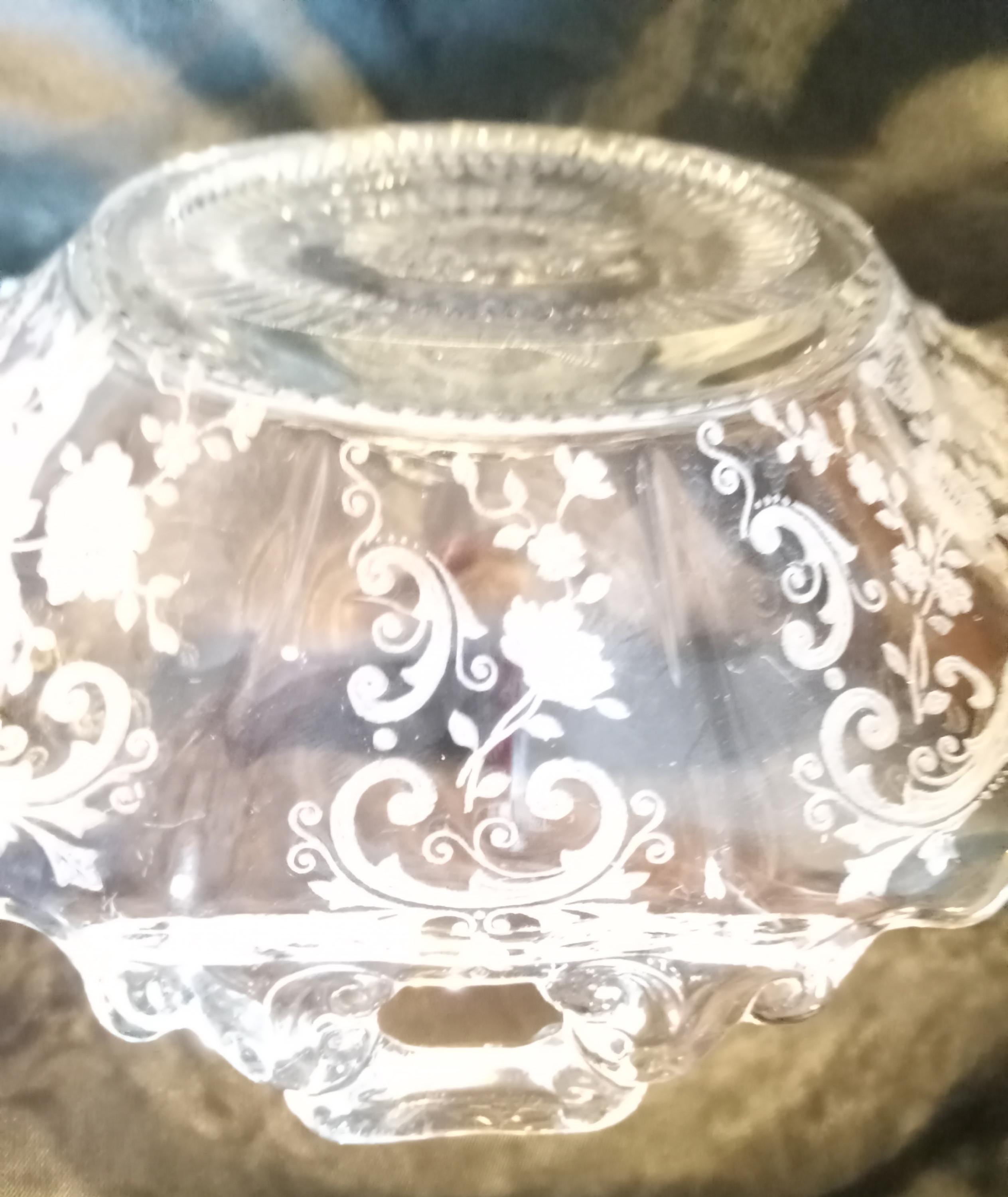 Vintage Crsytal Basket by Cambridge Glass
