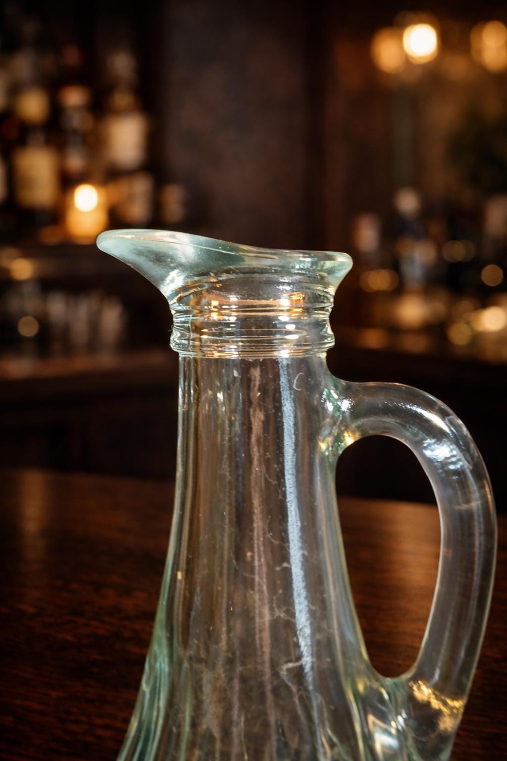 Vintage Decanter with Stopper – 12" Mid-Century Barware