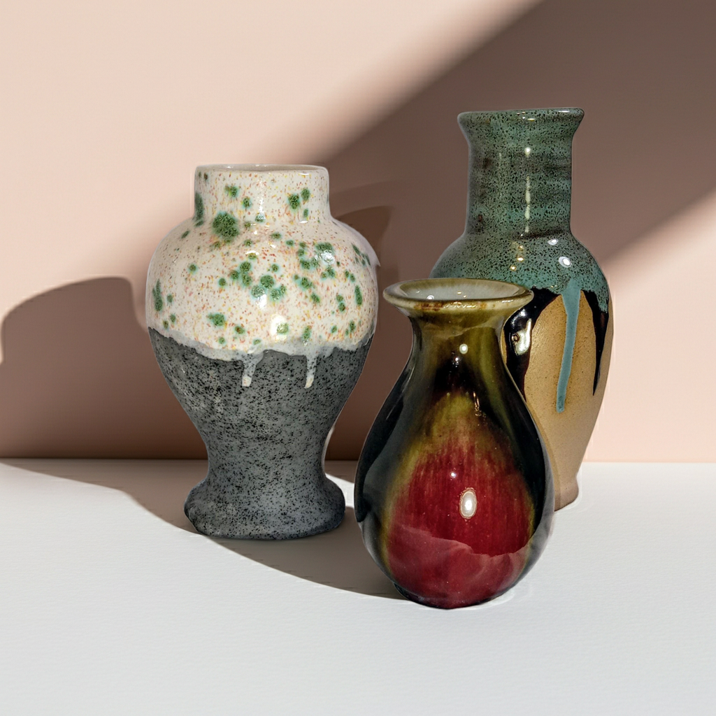 Studio Pottery Vases - 1980s