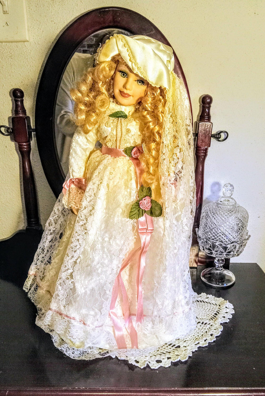 Vintage Porcelain Doll by Ashley Belle - “Cathy” - Original Box