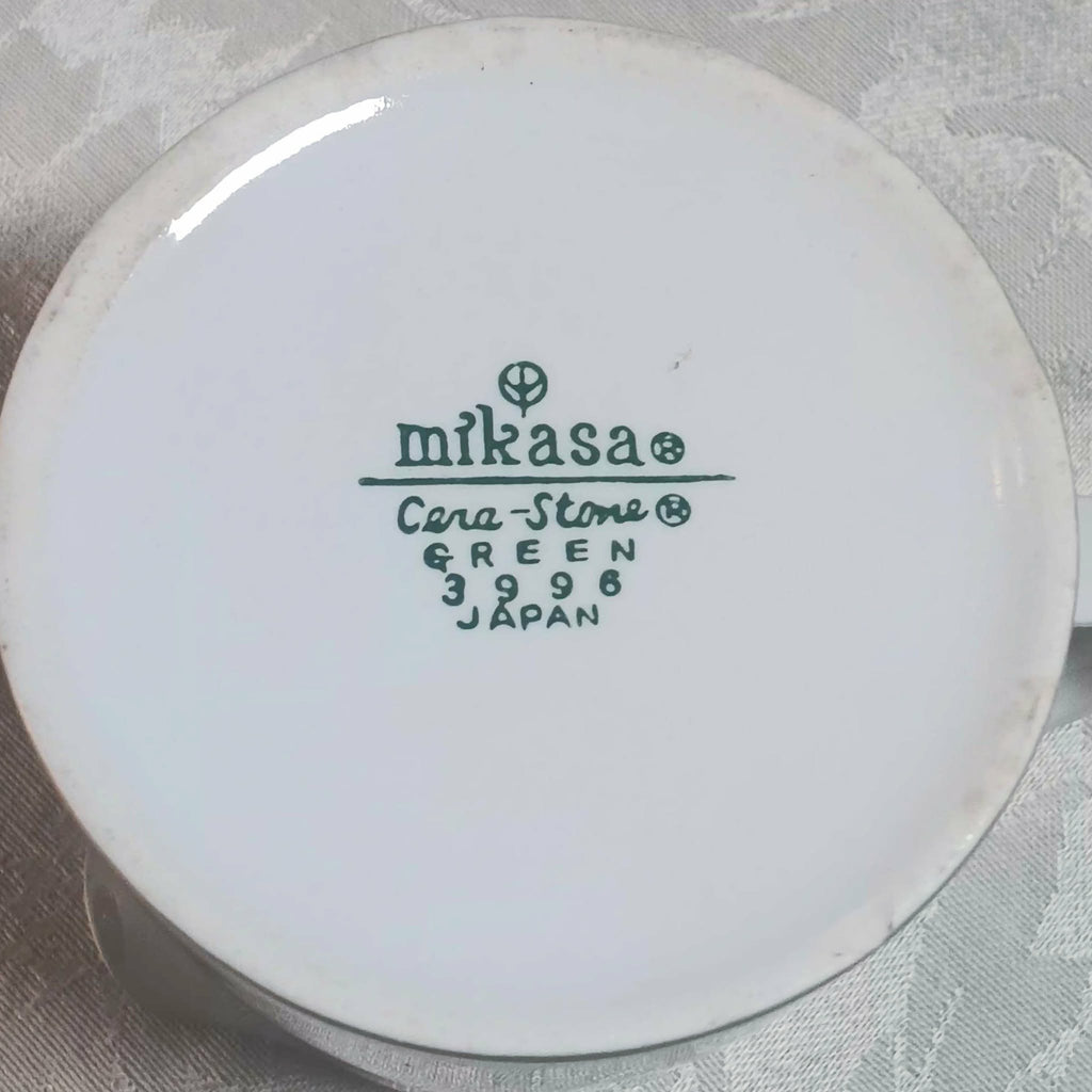 Vintage Coffee Pot - Avocado Green - Mikasa Cera Stone