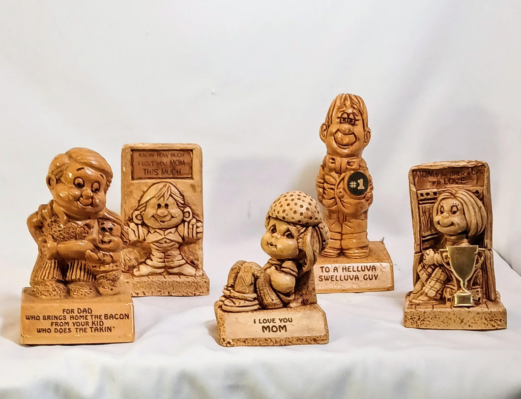 Wood Figurines by Paula - Ranging Across the 1970s Your Choice