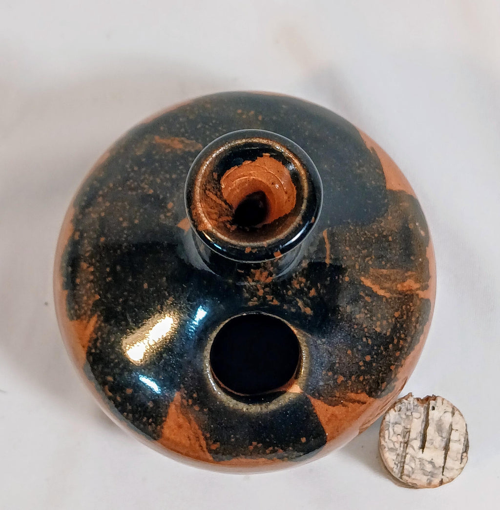 Vintage  Studio Pottery Cruet Bottle – Signed Ineke Victoria BC Canada