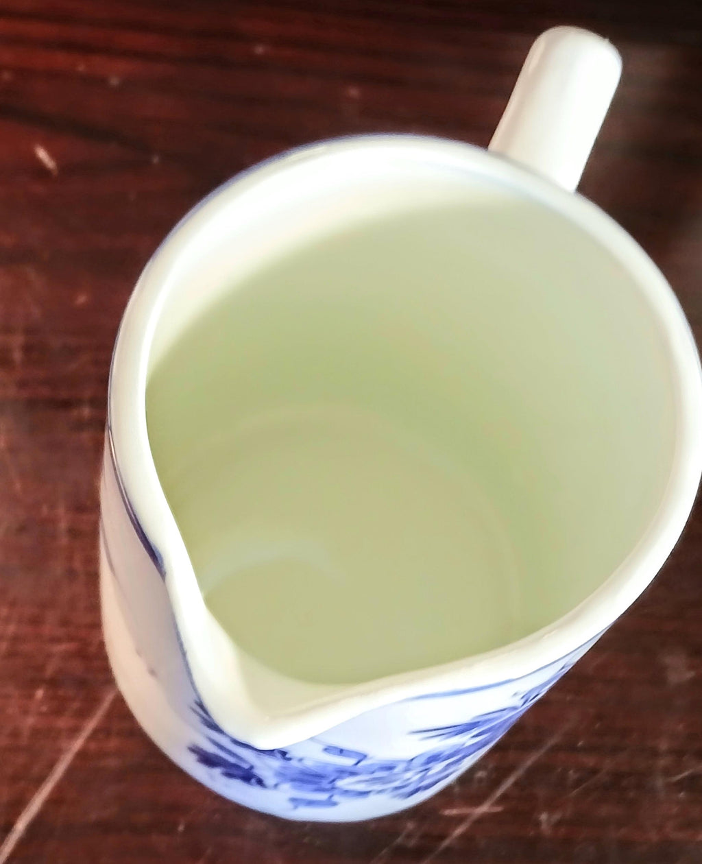 Vintage Pitcher | Ardco Dallas | Blue and White