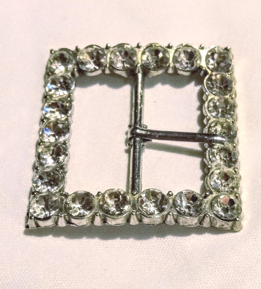 Vintage Rhinestone Scarf Buckles