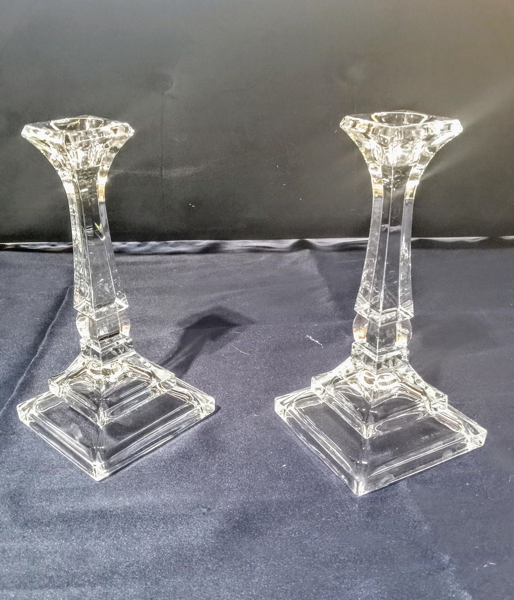 Crystal Candle Holders by DePlomb