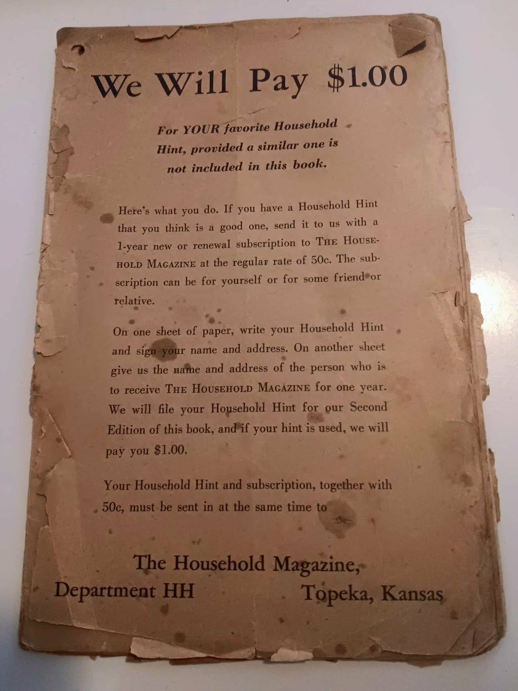 Vintage 1930s Ephemera Lot - Junk Journal Supplies - Recipes, Ads, & Almanac - 1935 1938