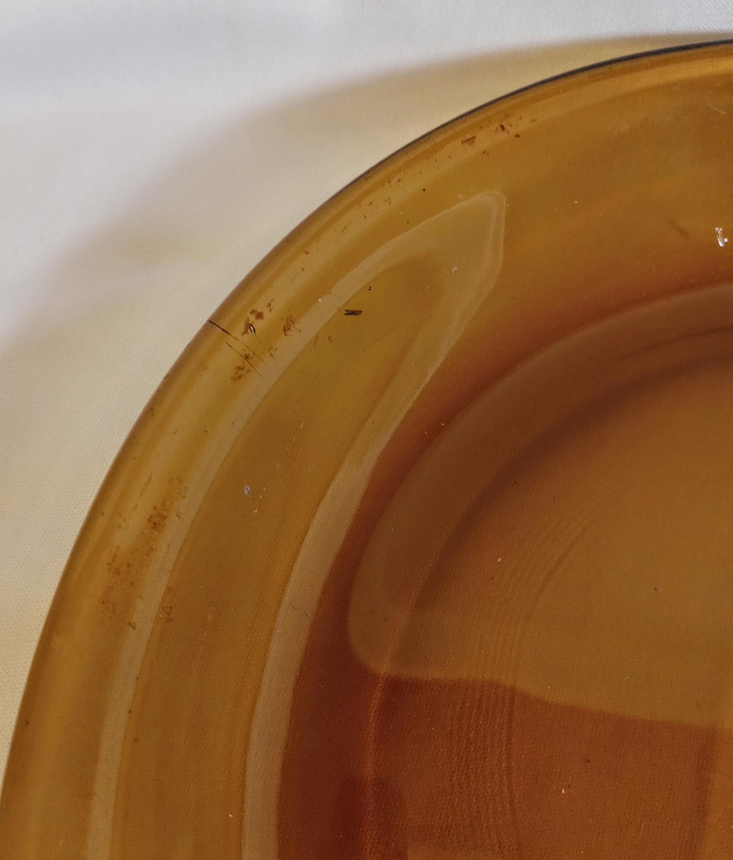 Vintage Fire-King Amber Pie Plate by Anchor Hocking #460