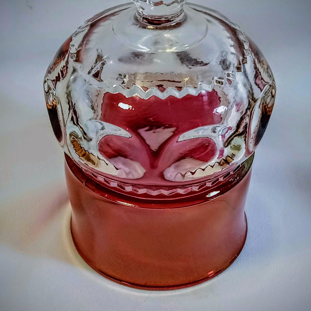 Indiana Glass King’s Crown/Thumbprint Ruby Stained Goblets