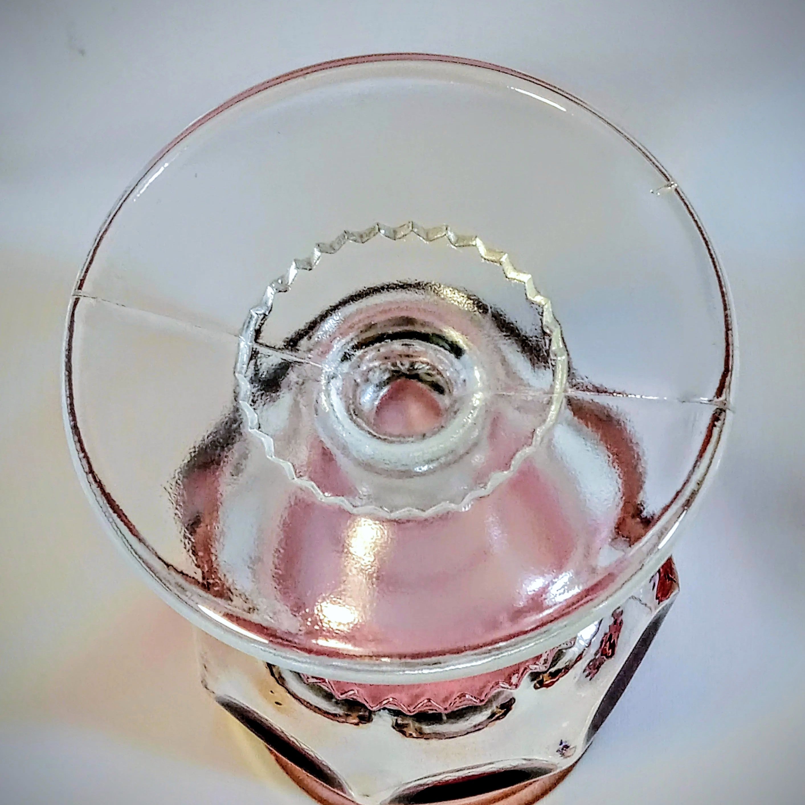 Indiana Glass King’s Crown/Thumbprint Ruby Stained Goblets