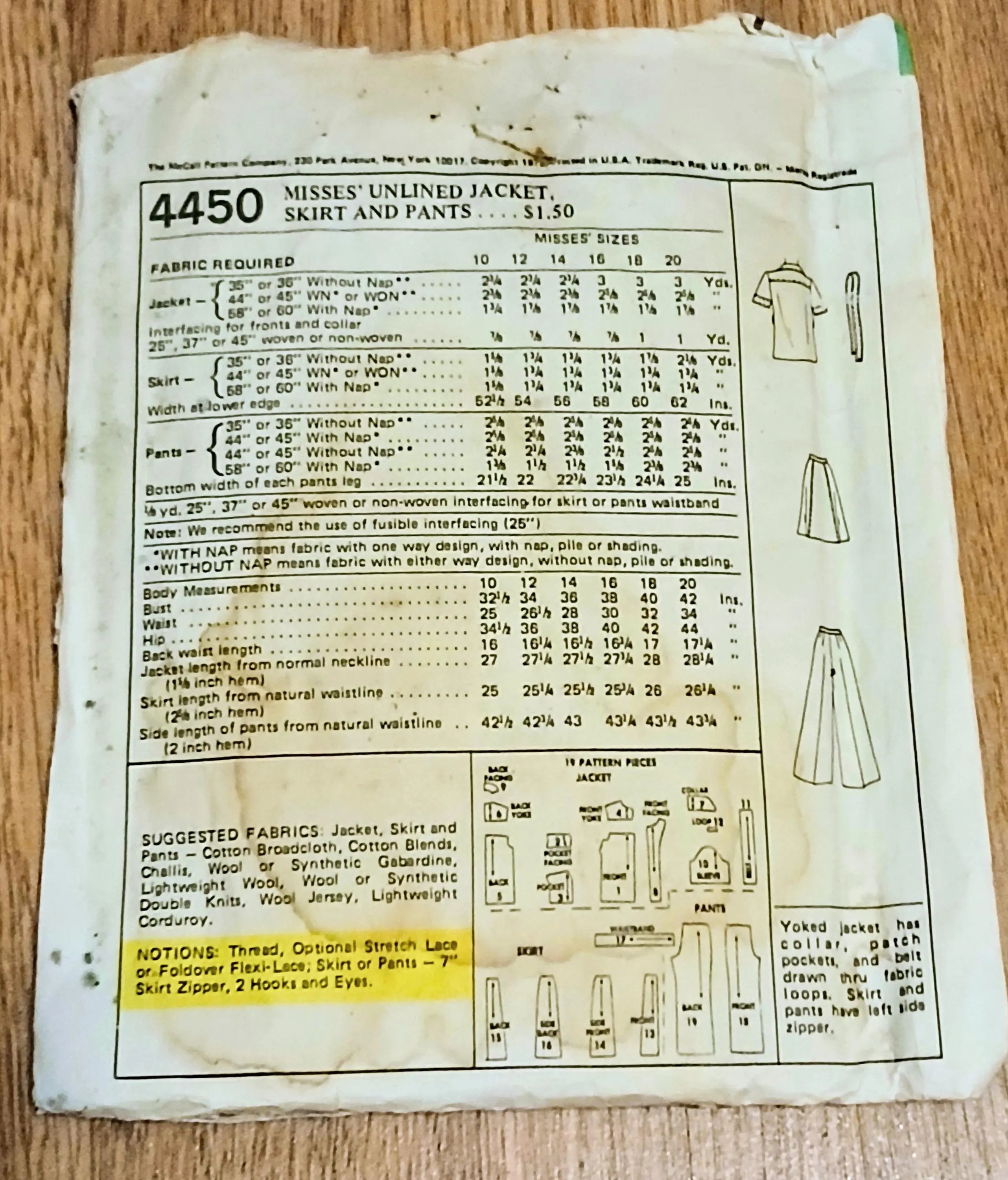 Vintage Sewing Patterns - McCalls - 1977 to 1979 - Your Choice