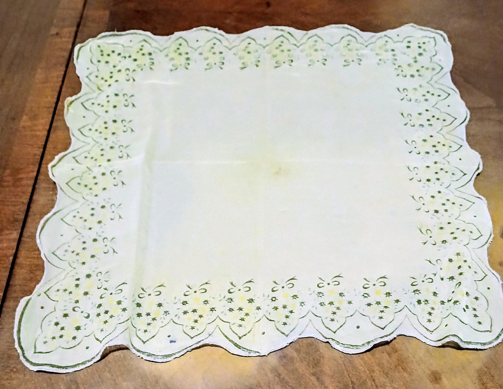 Vintage Handkerchief Lot | 1940s–1960s Lace & Embroidery