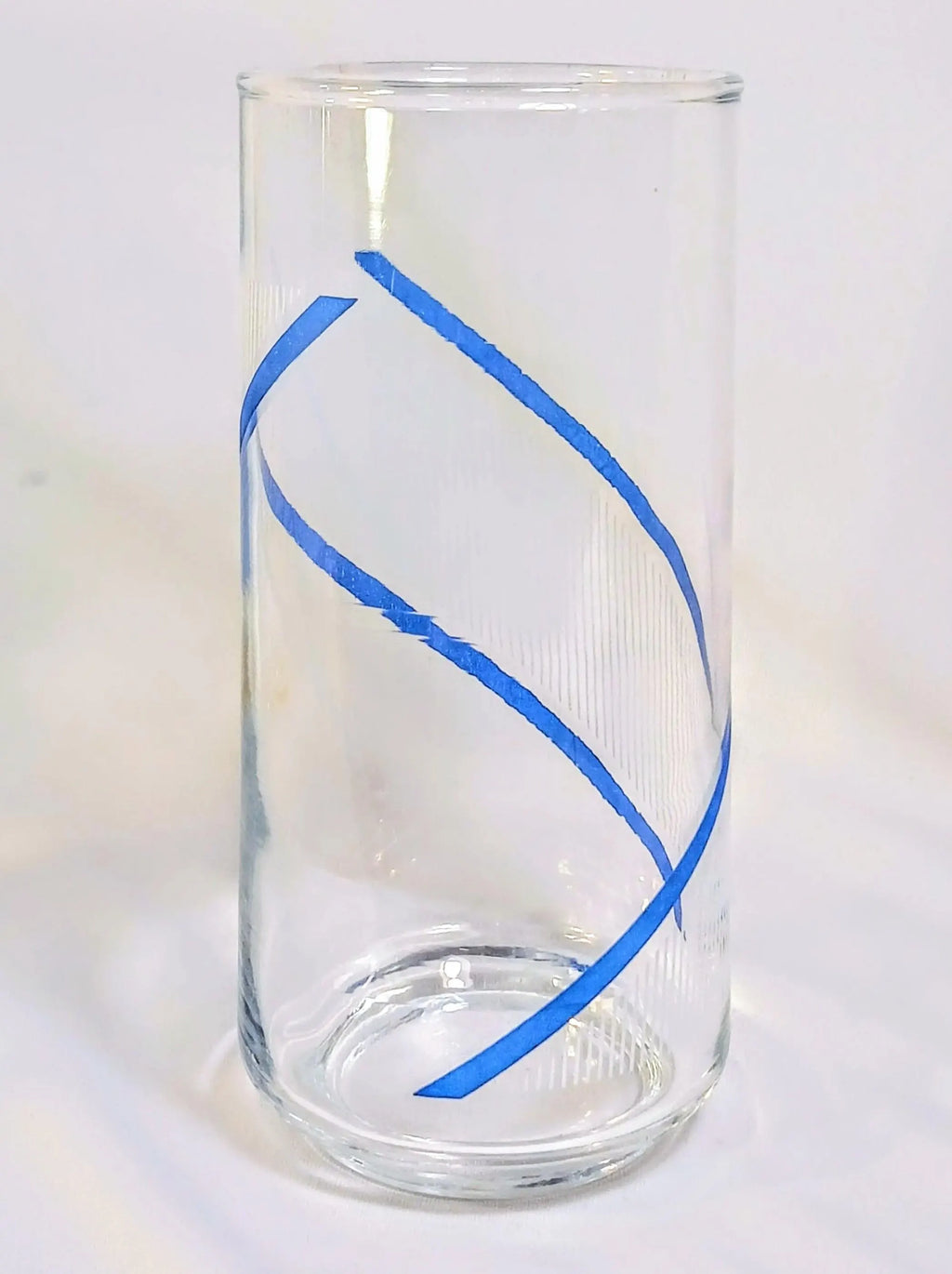 Crisa Blue Swirl Drinking Glasses - Set of Four - by Georges Briard