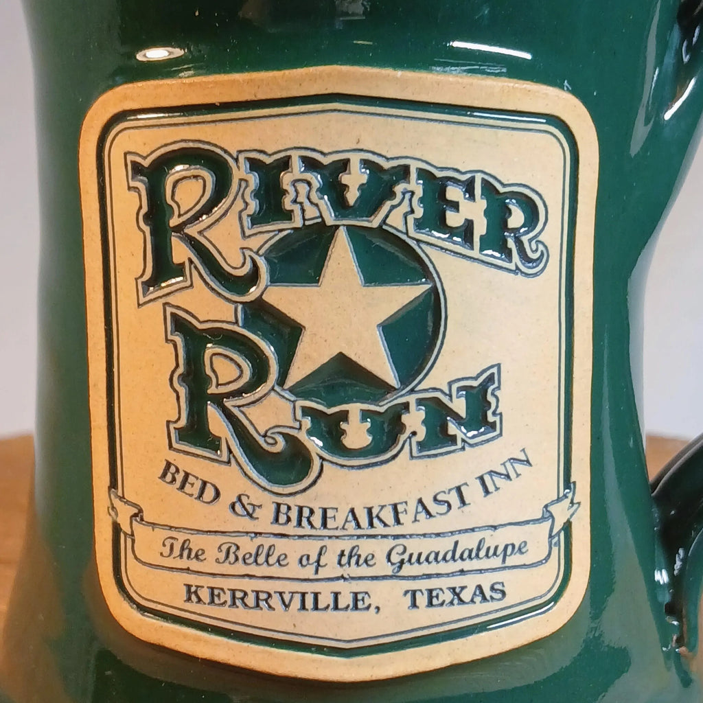 Pair of Deneen Pottery River Run Inn Mugs | Hand Thrown Stoneware Coffee Mugs