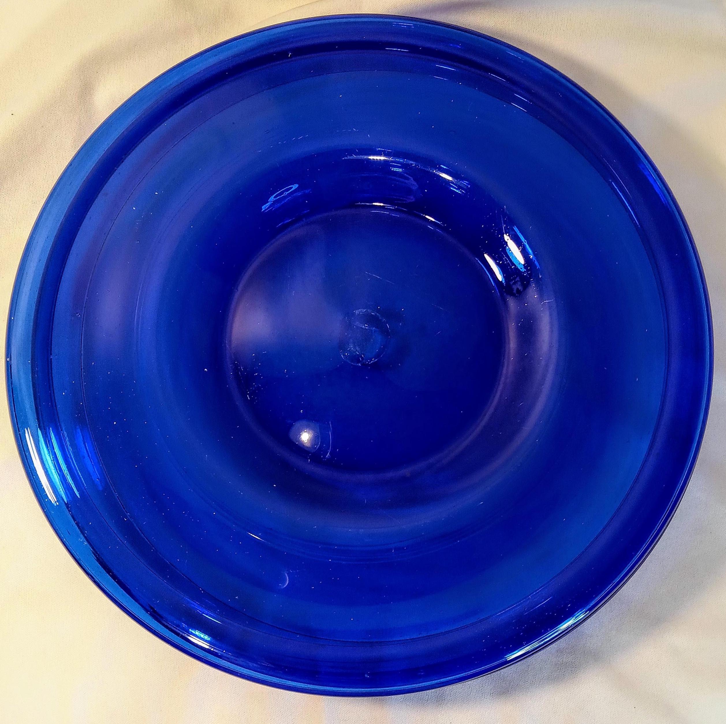 Vintage Arcoroc "Cocoon Sapphire" Dinner Plates - Set of 2