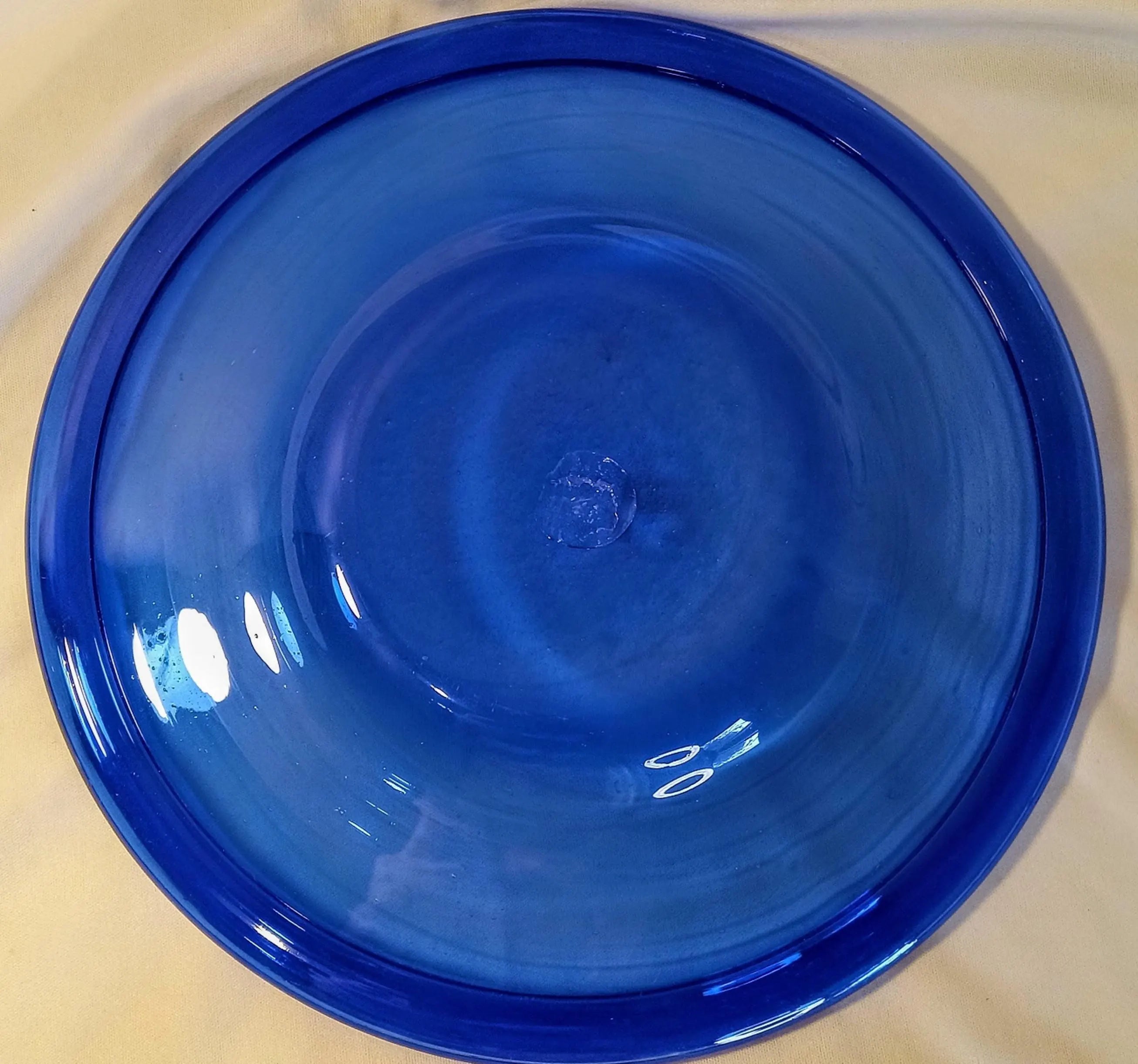 Vintage Arcoroc "Cocoon Sapphire" Dinner Plates - Set of 2
