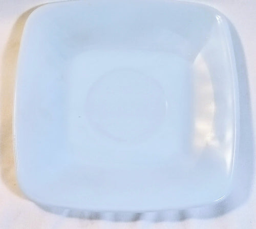 Anchor Hocking Fire-King Saucers – Delphite Blue Milk Glass